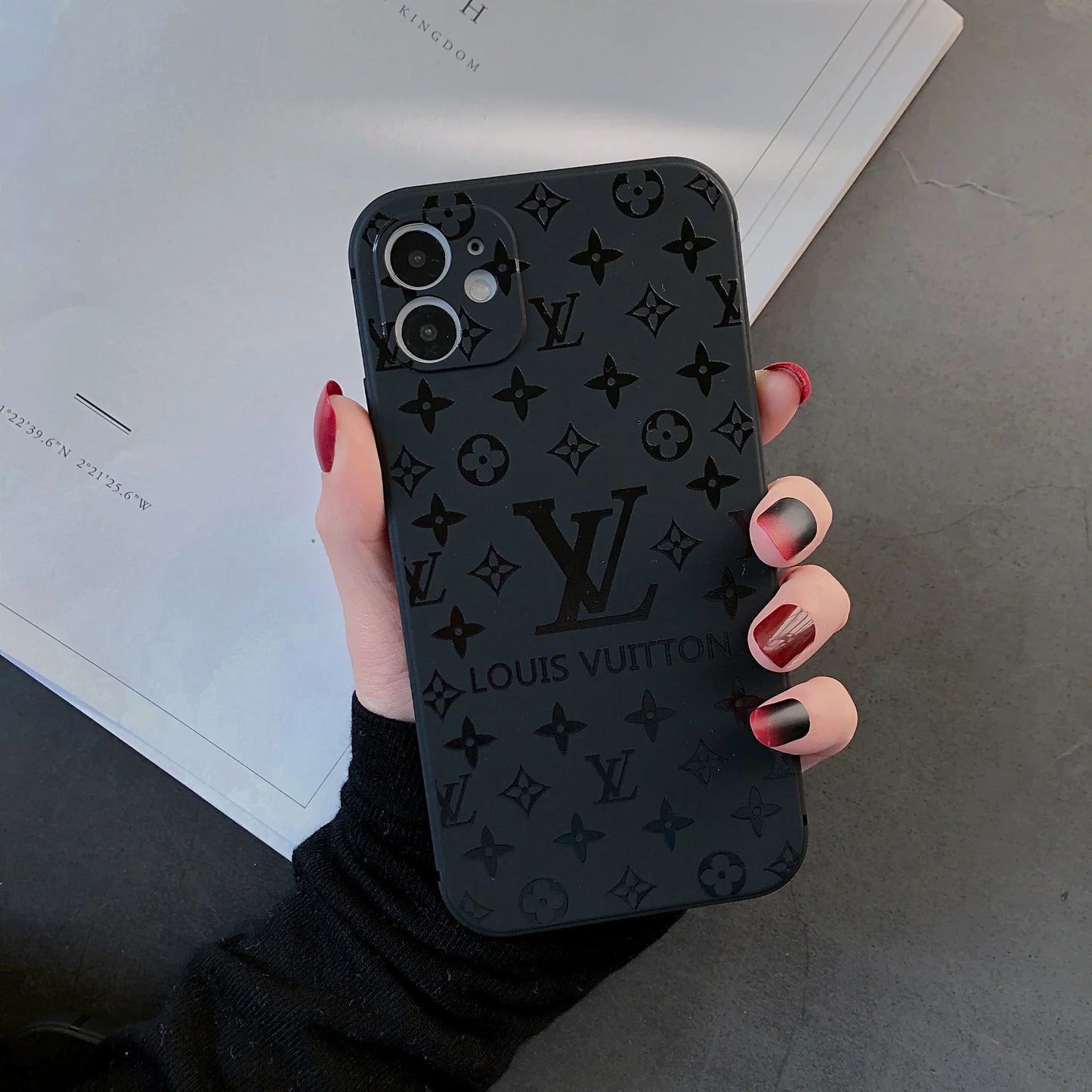 LV EMBOSSED BLK IPHONE CASES – Clifton Sperry